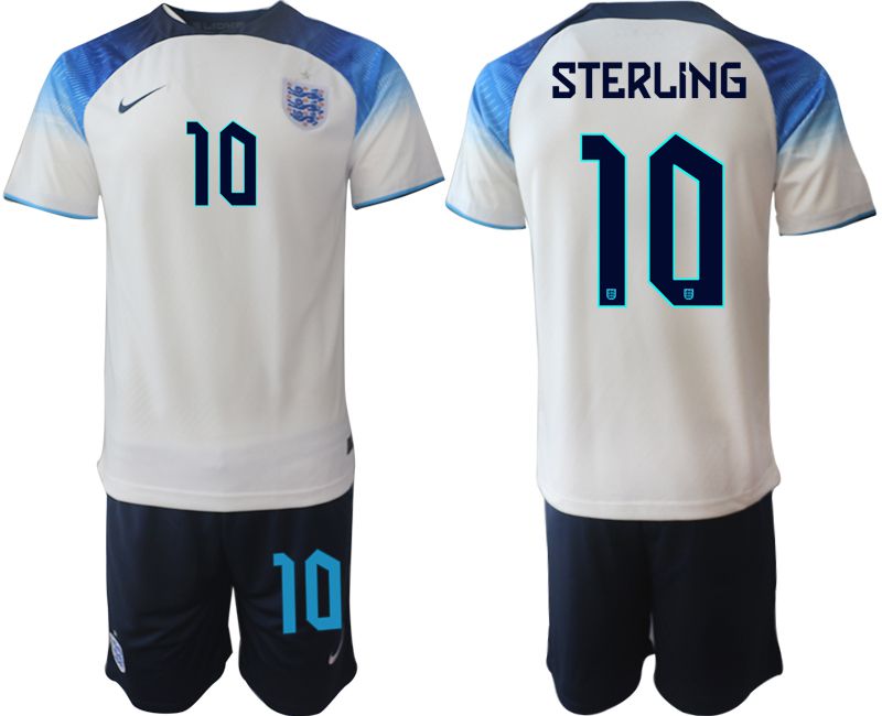 Men 2022 World Cup National Team England home white #10 Soccer Jerseys1->england jersey->Soccer Country Jersey